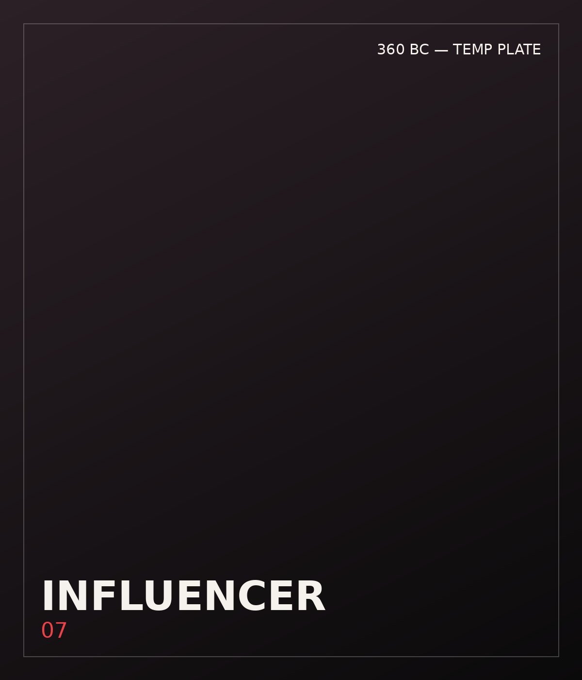 Influencer marketing — placeholder, to be replaced with 360 BC footage