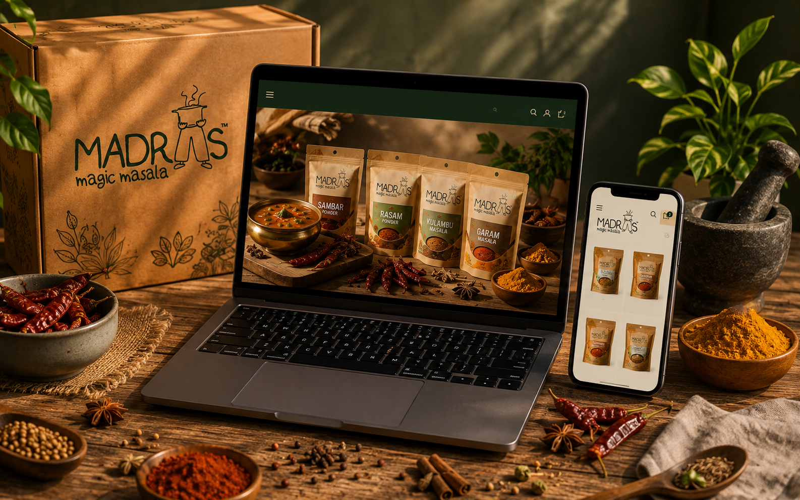 Madras Magic Masala case study — placeholder image